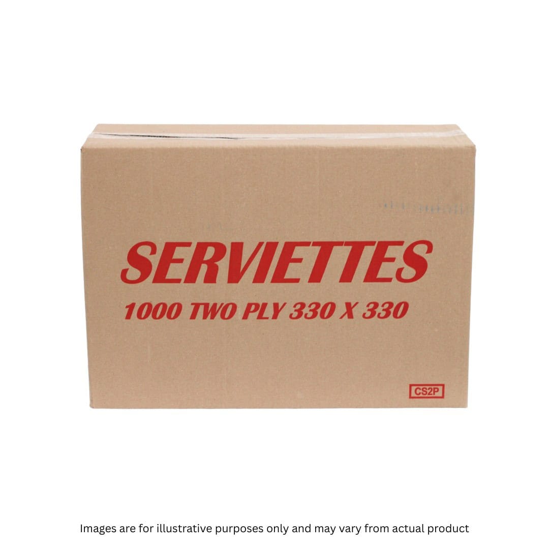 SERVIETTES | 2 PLY TABLE MAGIC  330MM X 330MM X 1000 | ITEM CODE: 10/0037