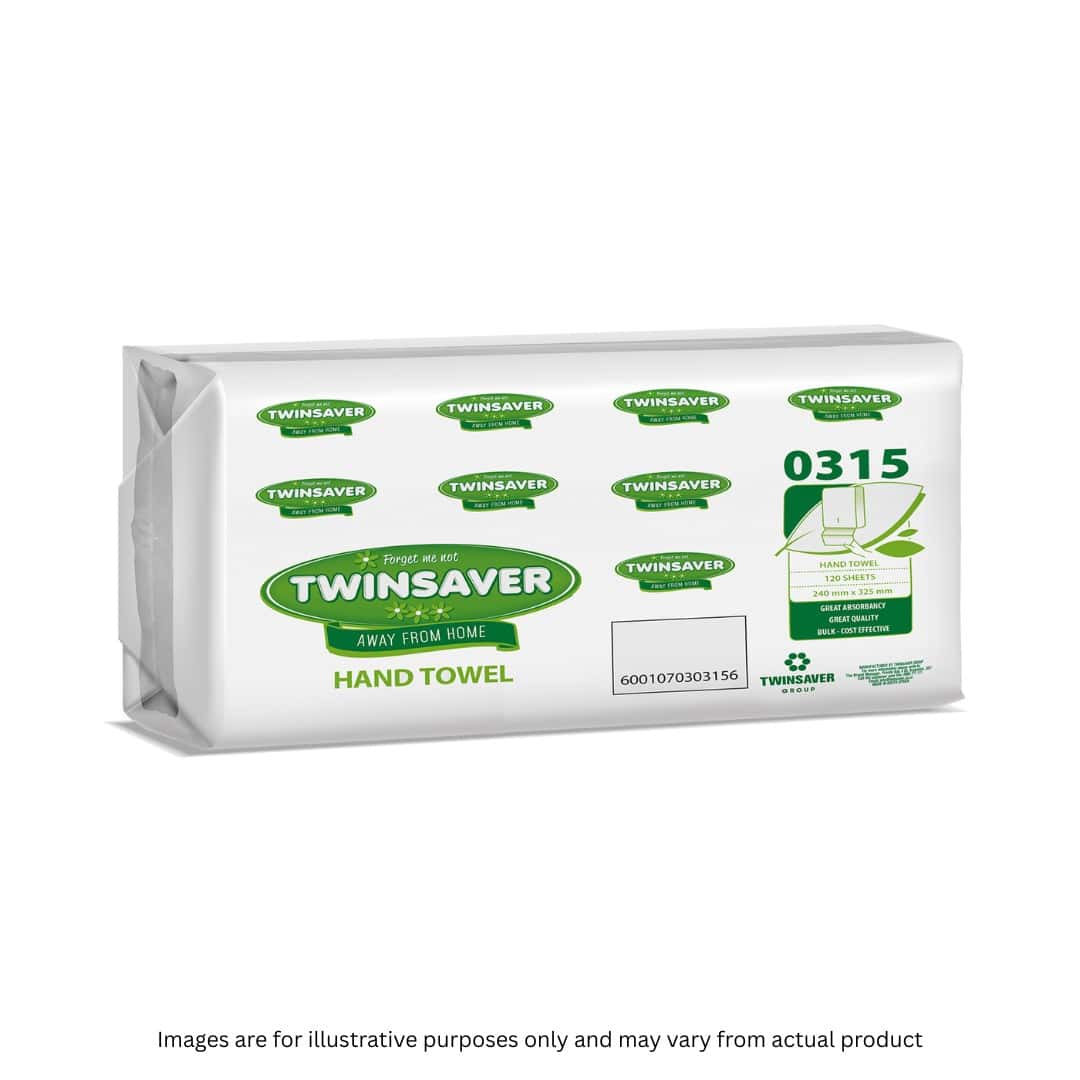 TWINSAVER | 1 PLY INTERFOLD HAND TOWEL | ITEM CODE: 315