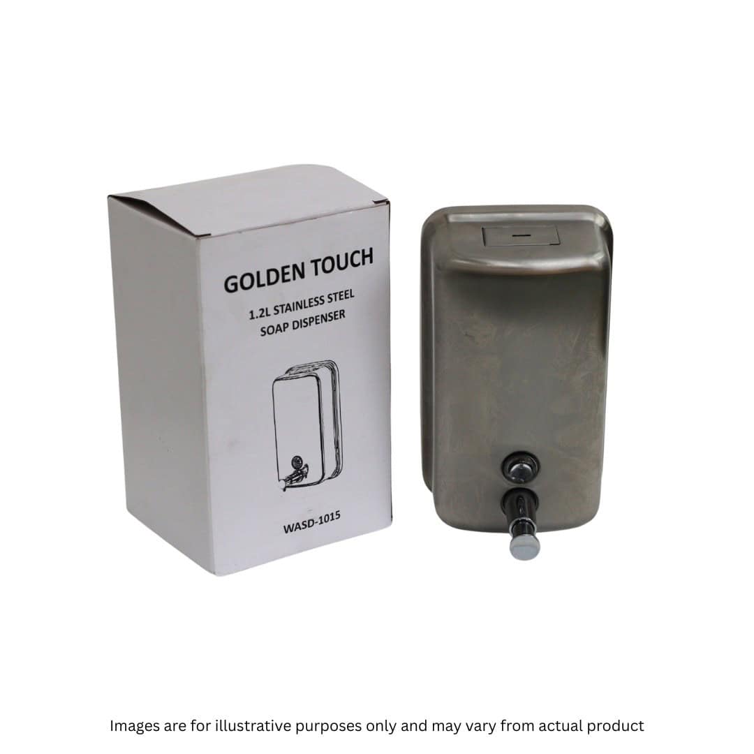 LIQUID SOAP DISPENSER STAINLESS STEEL | ITEM CODE: SDS/STEEL