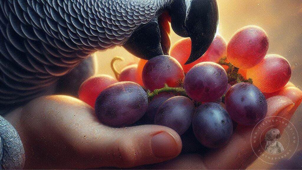 Grapes for parrots