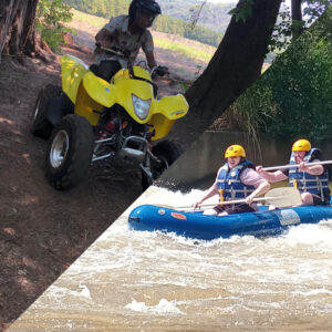 COMBO - 1HR QUAD BIKE TRAIL & 2HR RIVER RAFTING & MEAL VOUCHER - HAZYVIEW
