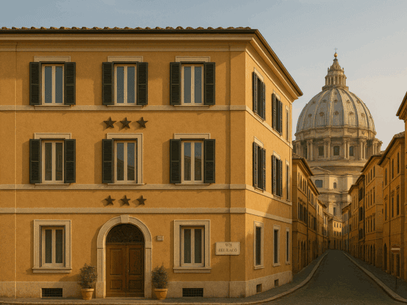 hotel 3 okolo vaticana v rime prodazha