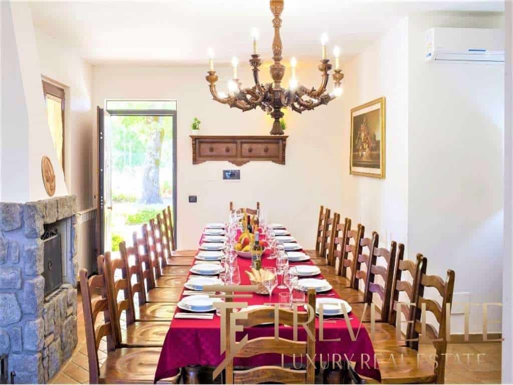 villa v viterbo sala pranzo