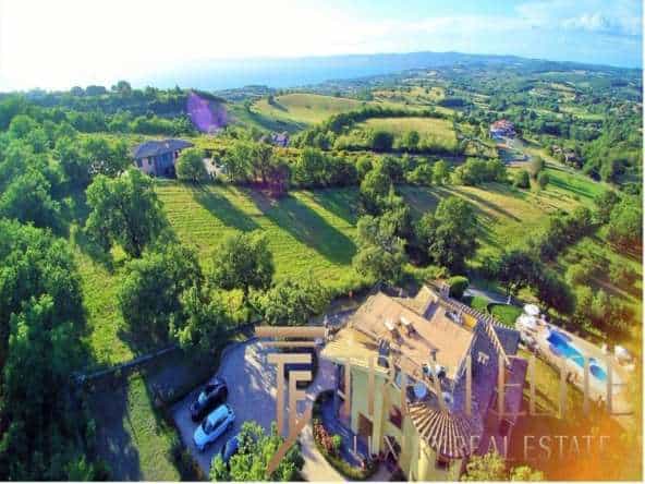 villa v viterbo vista