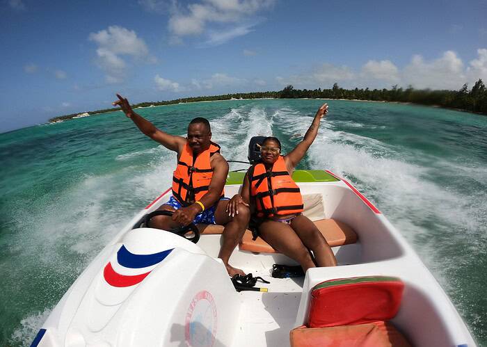 Punta Cana Boat ride, Punta Cana, excursions, water adventure, tropical scenery, fun activity.