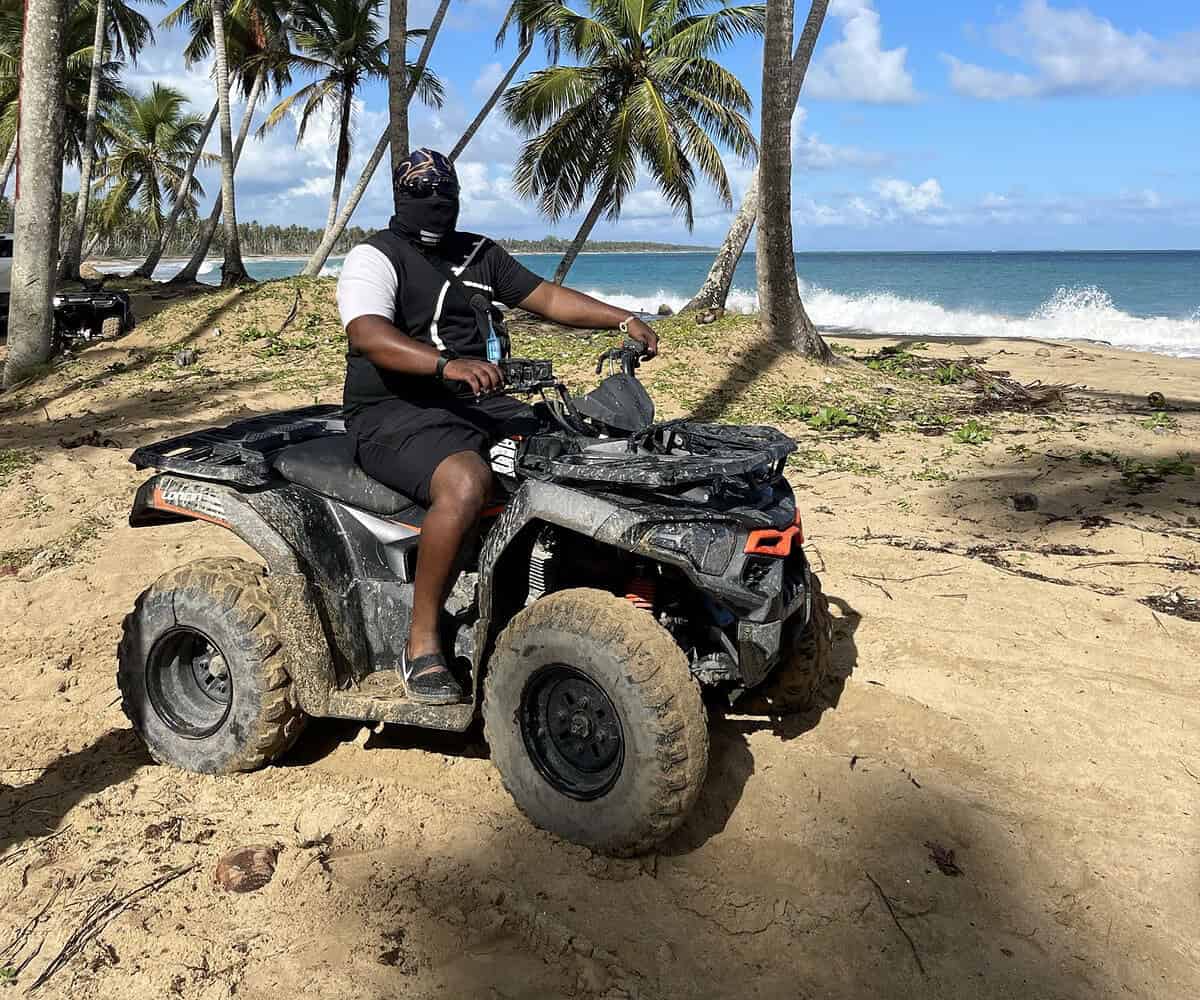 Punta Cana Punta Cana tour excursion Dominican Republic exploring beach trails and off-road riding.