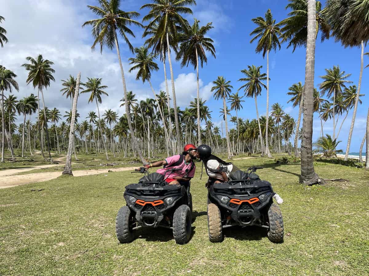 Punta Cana Punta Cana tour excursion Dominican Republic with thrilling ATV rides and ziplining through lush lan.