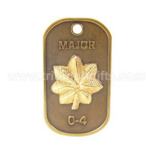 Custom Bronze Dog Tag