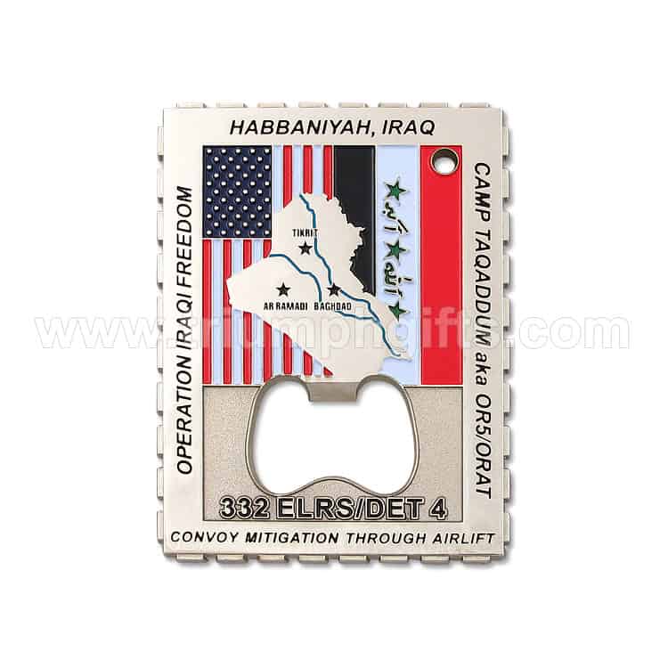 Aluminum Bottle Opener Keychain