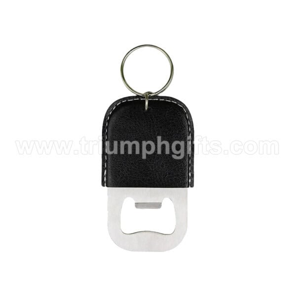 Bottle Opener Keychains with Leather Cover