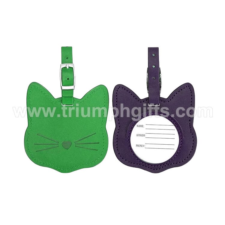 Custom Leather Luggage Tags