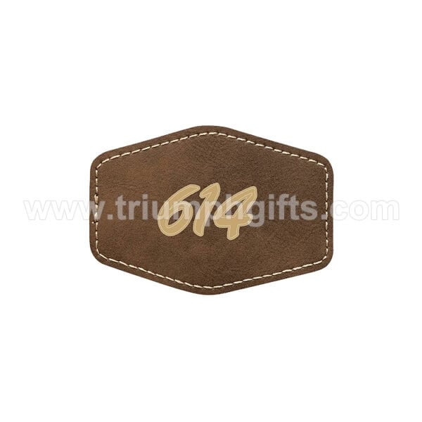 Custom Leather Patches for Hats - 图片 2