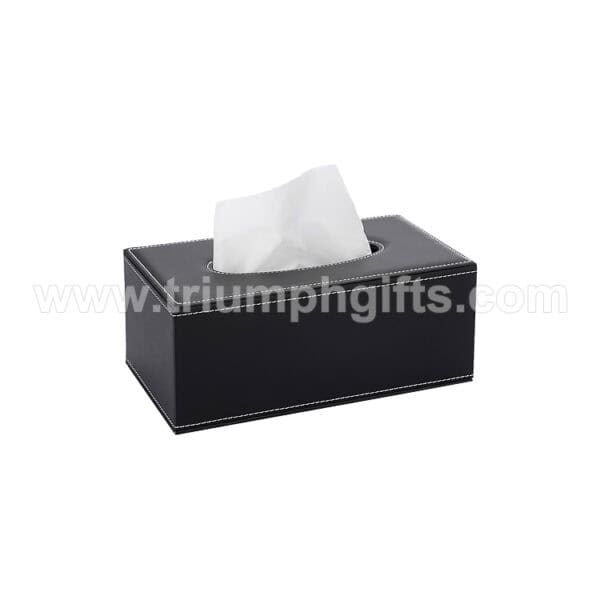 Custom Leather Tissue Box Covers