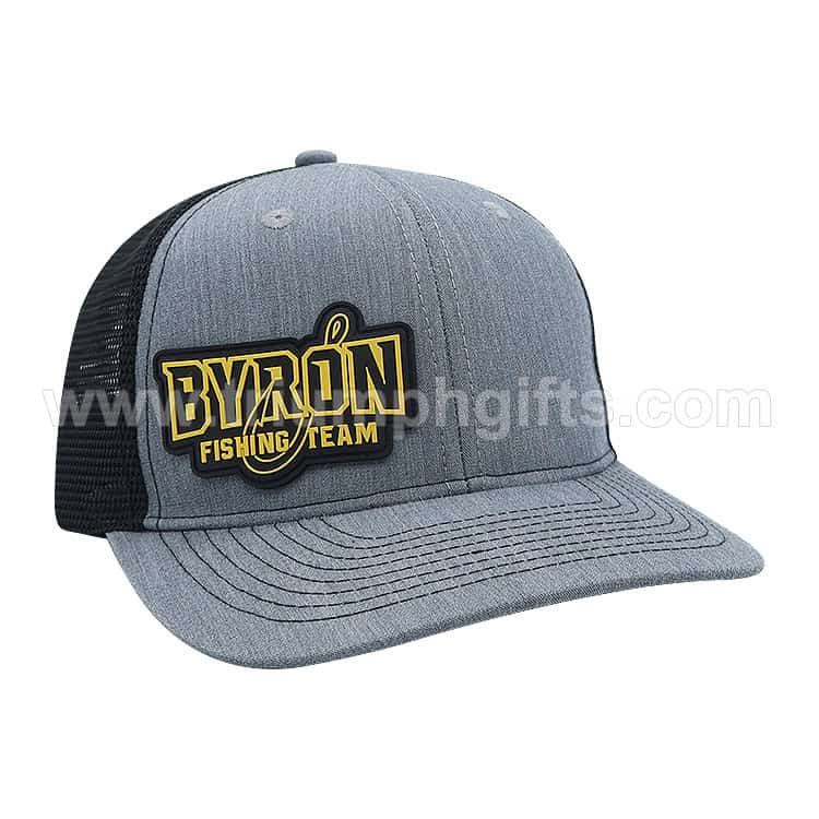 Promotional Rubber Patch Trucker Cap