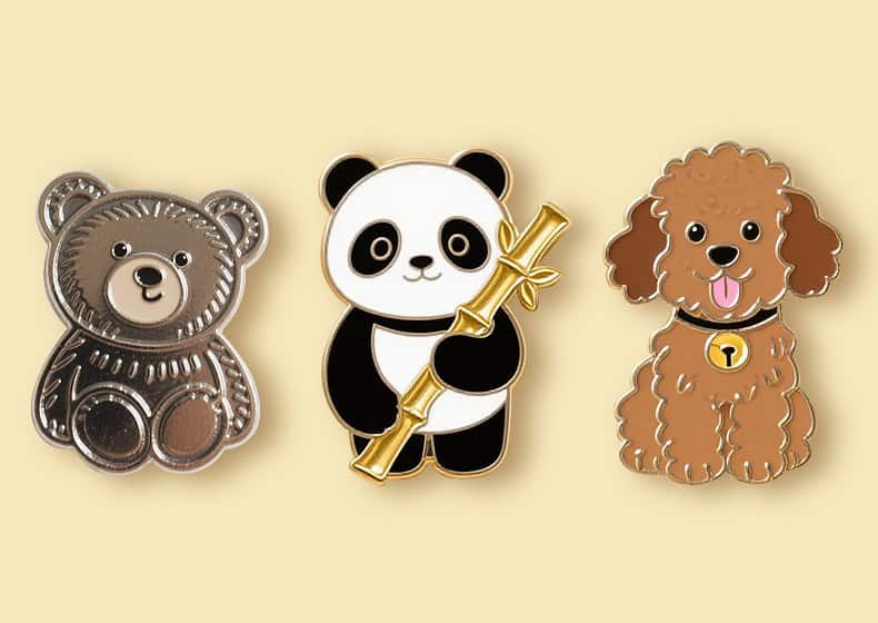 Custom Animal Enamel Pins
