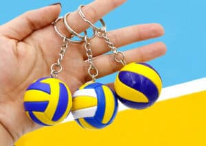 Custom VC Volleyball Keychain Manufacturer