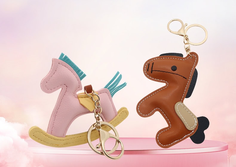 Custom Leather Animal Keychain Manufacturer
