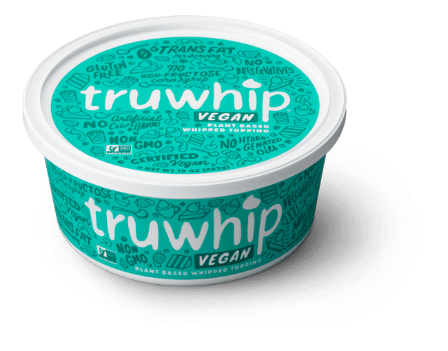 frozen vegan whipped cream topping
