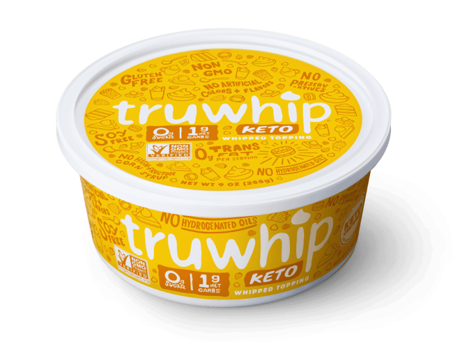 frozen keto whipped cream topping