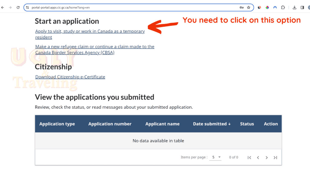 IRCC Dashboard Portal