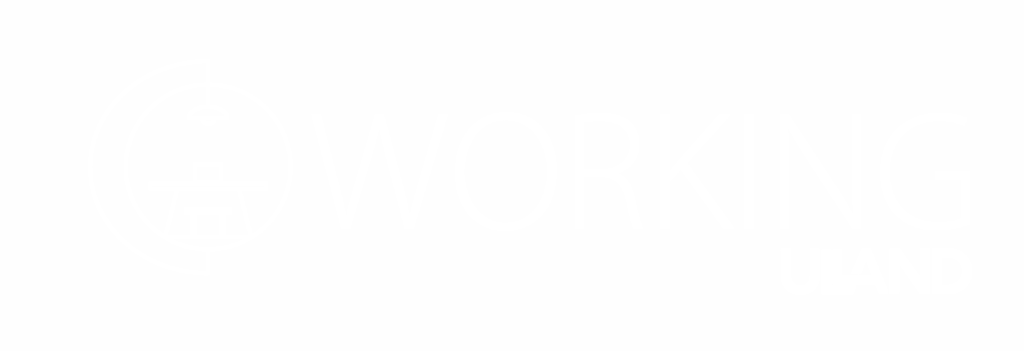 Logo CoWorking by Ulland weiß