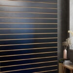 Black Slatwall Panels In Home
