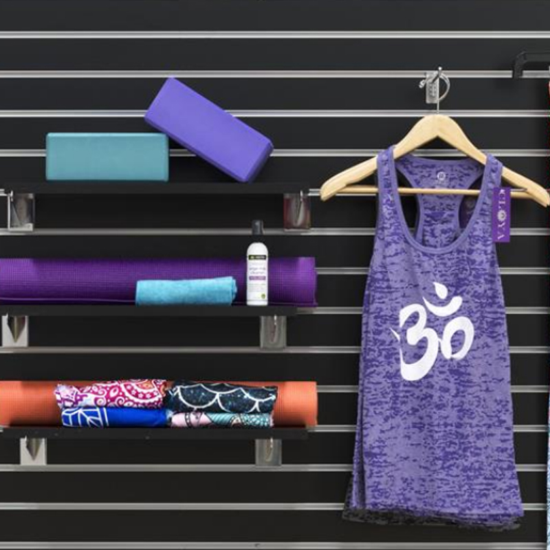 Black Slatwall Panels In Shop