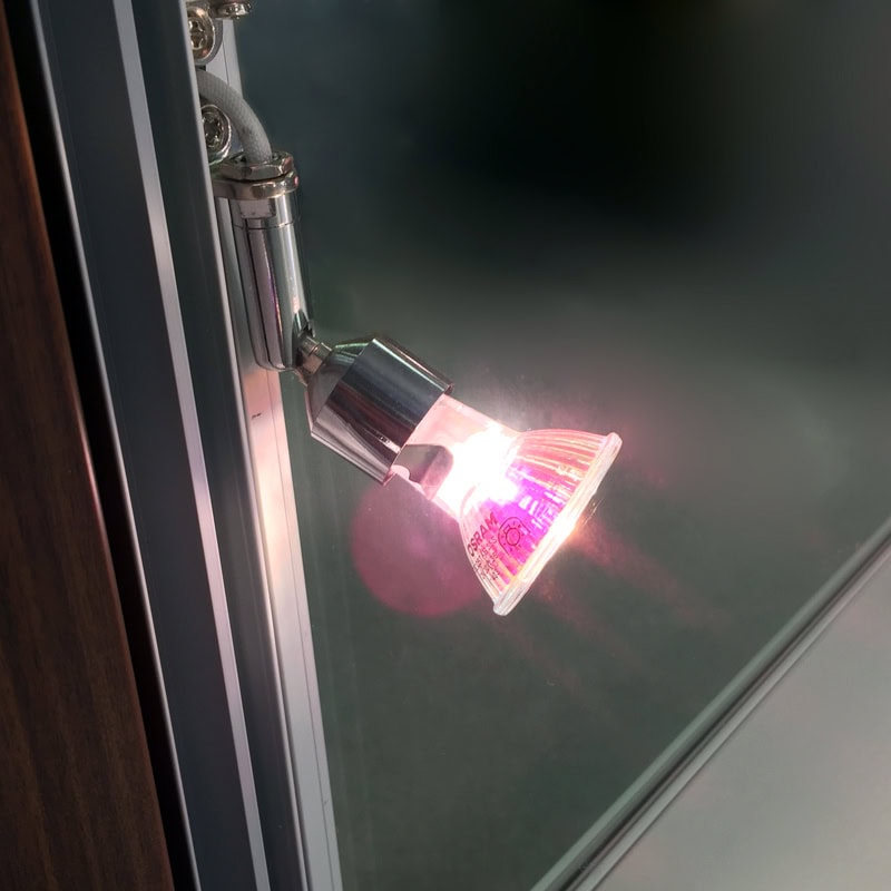 Aluminium & Glass Corner Shop Showcase Cabinet Lighting