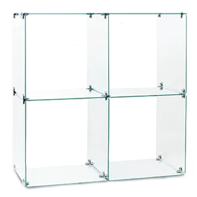 Four Cube Glass Display Unit
