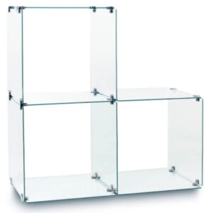 Triple Glass Cube Display