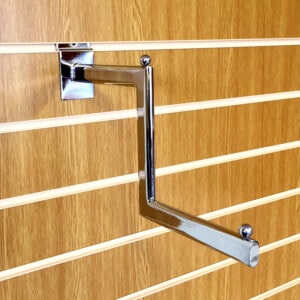Slatwall Stepped Arm Shop Fitting