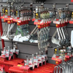 Slatwall Straight Hooks on Slatwall