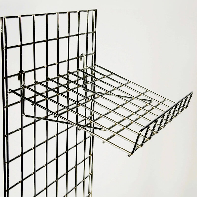 Sloping Gridwall Wire Shelf for Shop Fitting