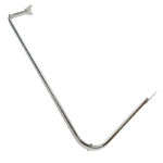 Twin Slot Oblique Angle Clothing Rail Top