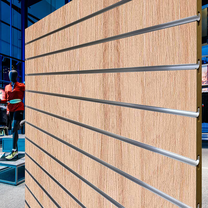 Aurora Oak Slatwall Panels
