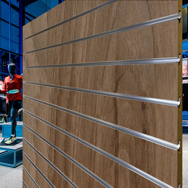 Light Walnut Slatwall Panels