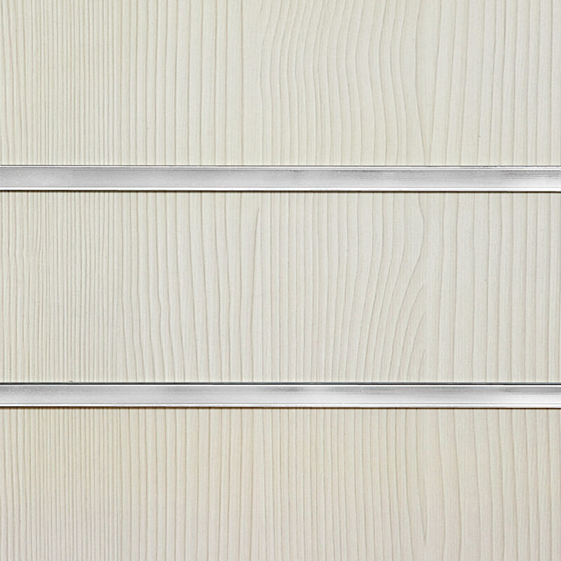 Pino White Slatwall Panels Close Up