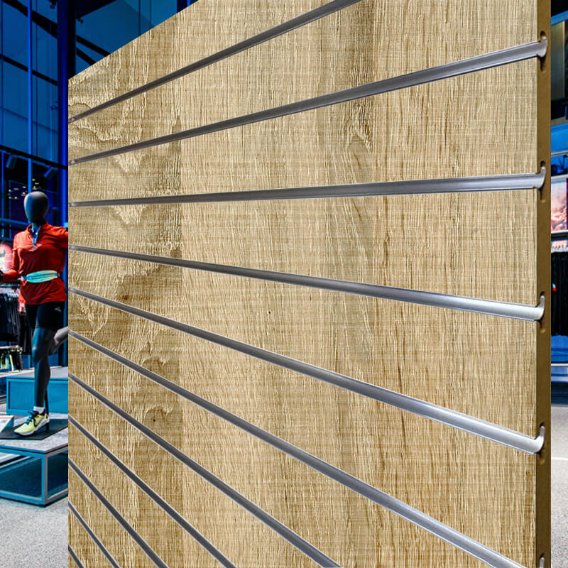 Rustic Oak Slatwall Panels
