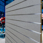 Silver Slatwall Panels