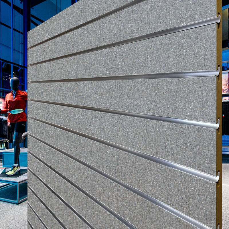 Silver Slatwall Panels