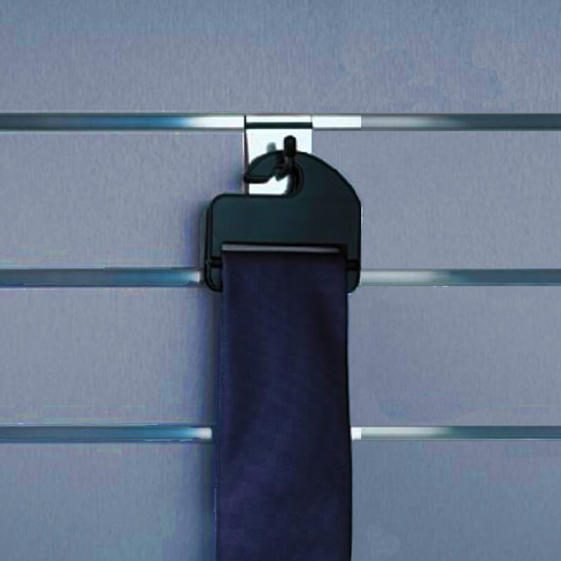 Silver Slatwall Panels With Tie Hook