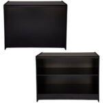 Cash Wrap Shop Counter Black Finish