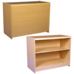 Cash Wrap Shop Counter Maple Finish