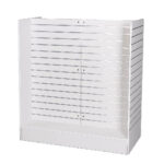 Large White H Shaped Gondolas Flat Pack