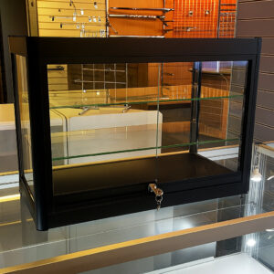 Countertop Glass Showcase Black (Medium)