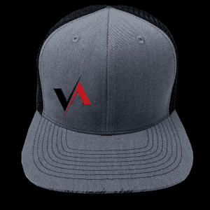Victory Trucker Hat - Gray and Black