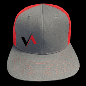 Victory Trucker Hat - Red and Gray
