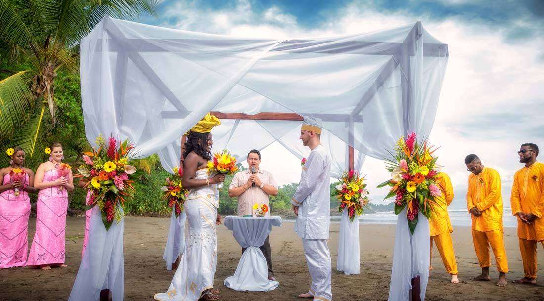 Wedding Ceremony in Dominical, Costa Rica