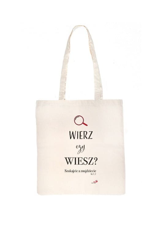 Torba bawełniana - "WIERZ..."