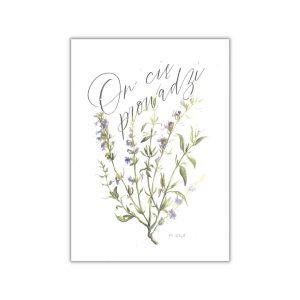 Kartka Dobro – ON – On cię prowadzi – hizop